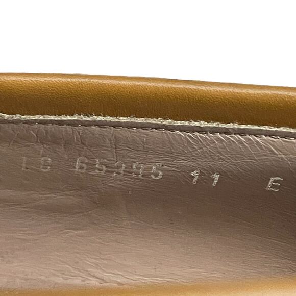 Salvatore Ferragamo Benson Burnished Side Buckle Leather Loafer Size 11E - Picture 13 of 13